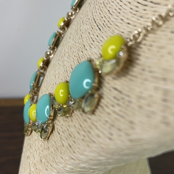 Banana Republic Teal Yellow Gold Necklace - Picture 5 of 7